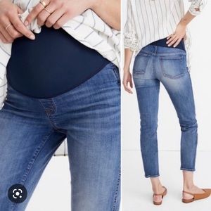 Madewell maternity stovepipe jeans Sz 28